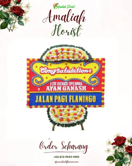 Sewa Papan Bunga Pandean